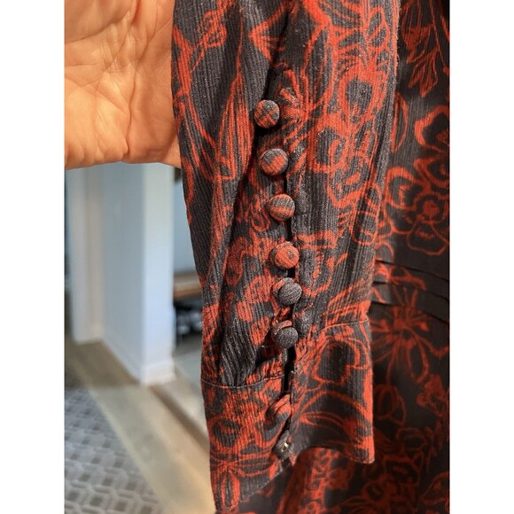 Jason Wu Floral Midi Shirt Dress Size 4 - Picture 8 of 12